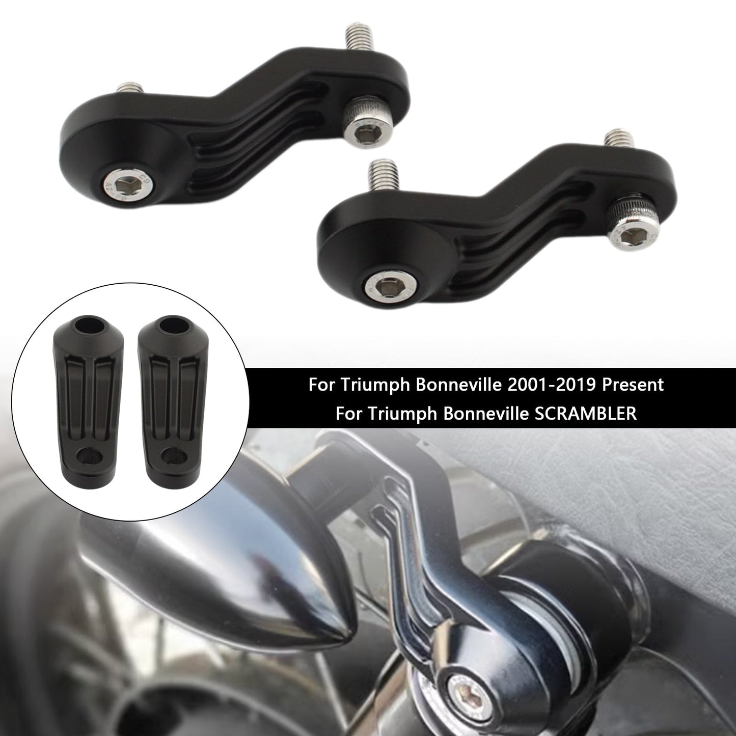 Supporto per luce indicatore di direzione posteriore per Bonneville SE T100 T120