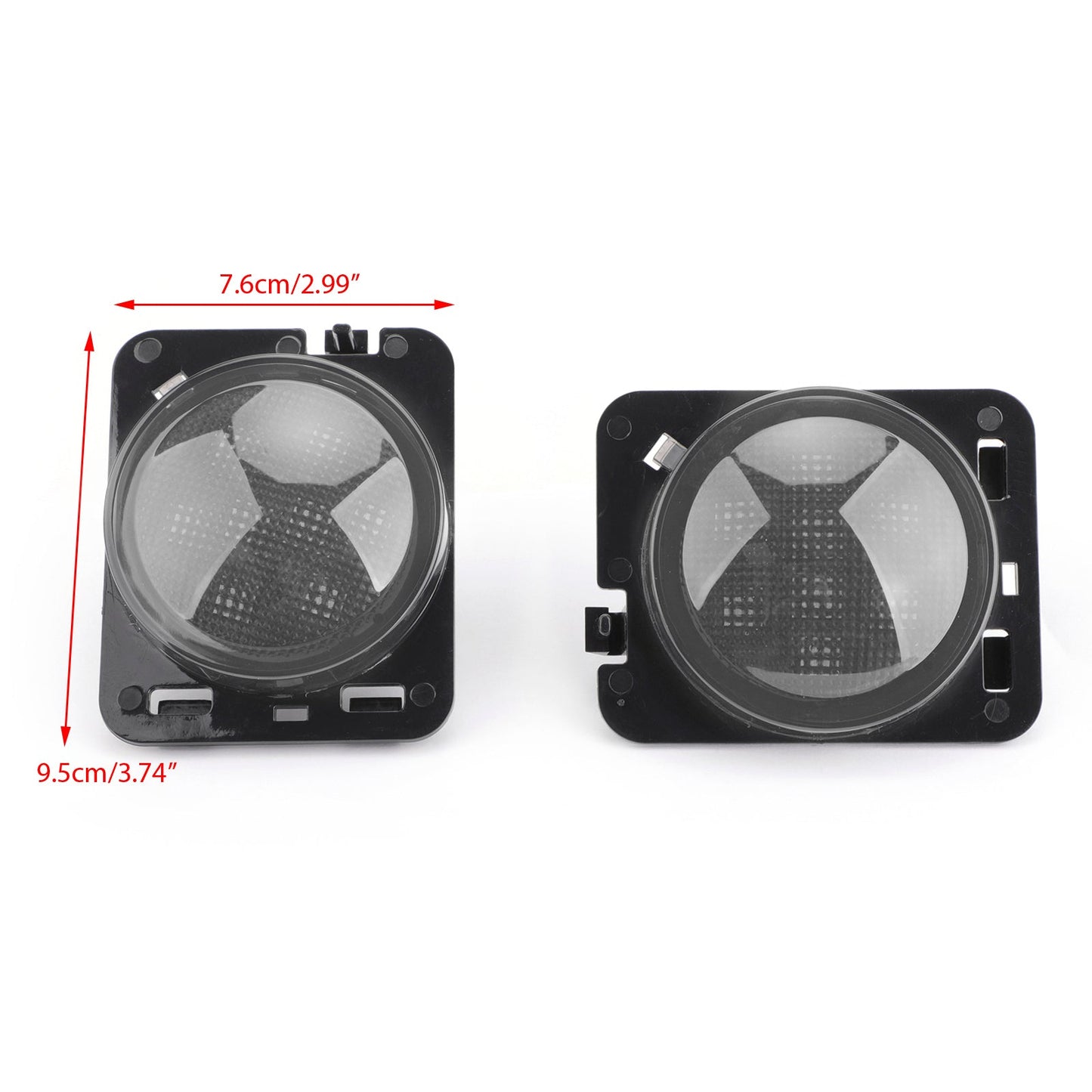 2007-2015 Wrangler JK 2x indicatori di direzione a LED per parafango anteriore