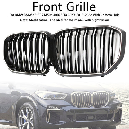 Griglia anteriore a doppio rene nera BMW X5 G05 M-Performance 2019-2022 51137454887