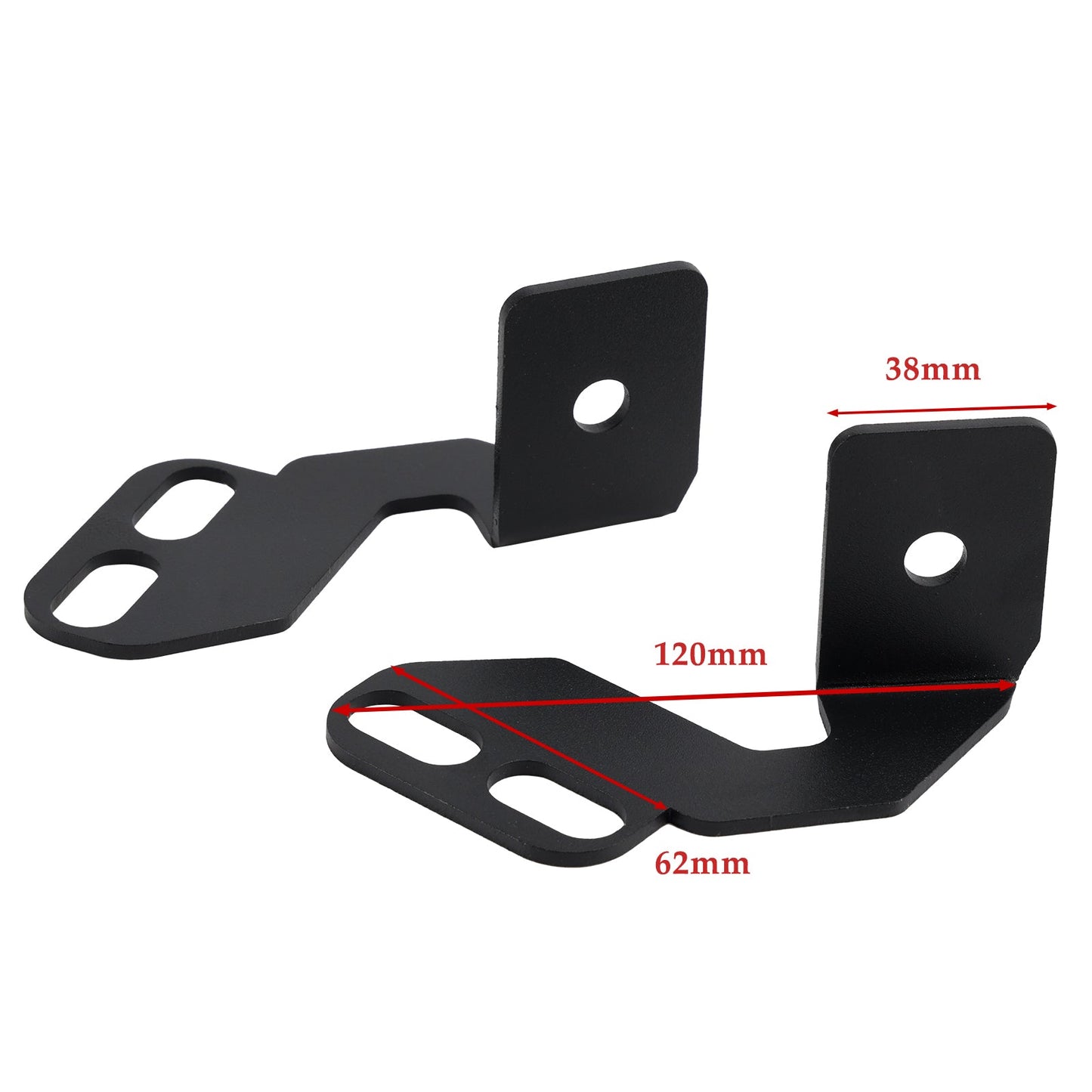 Staffe di montaggio per parabrezza con luci LED laterali per Kawasaki Teryx Teryx4