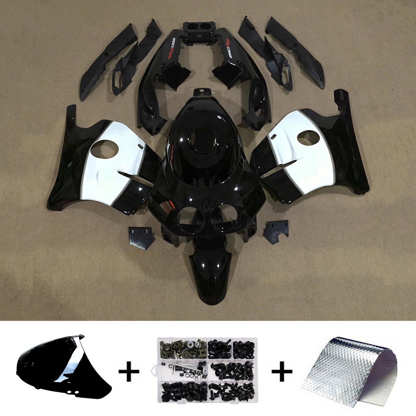 Kit di carene in plastica ABS stampate a iniezione per Honda CBR250RR MC22 1990-1998
