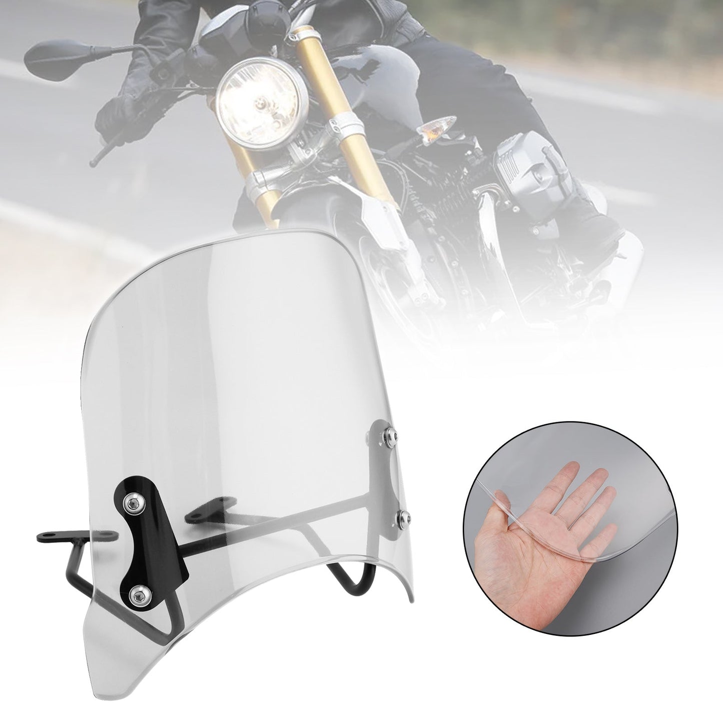 Parabrezza adatto per BMW R nineT Scrambler 2014-2024 Pure 2017-2024