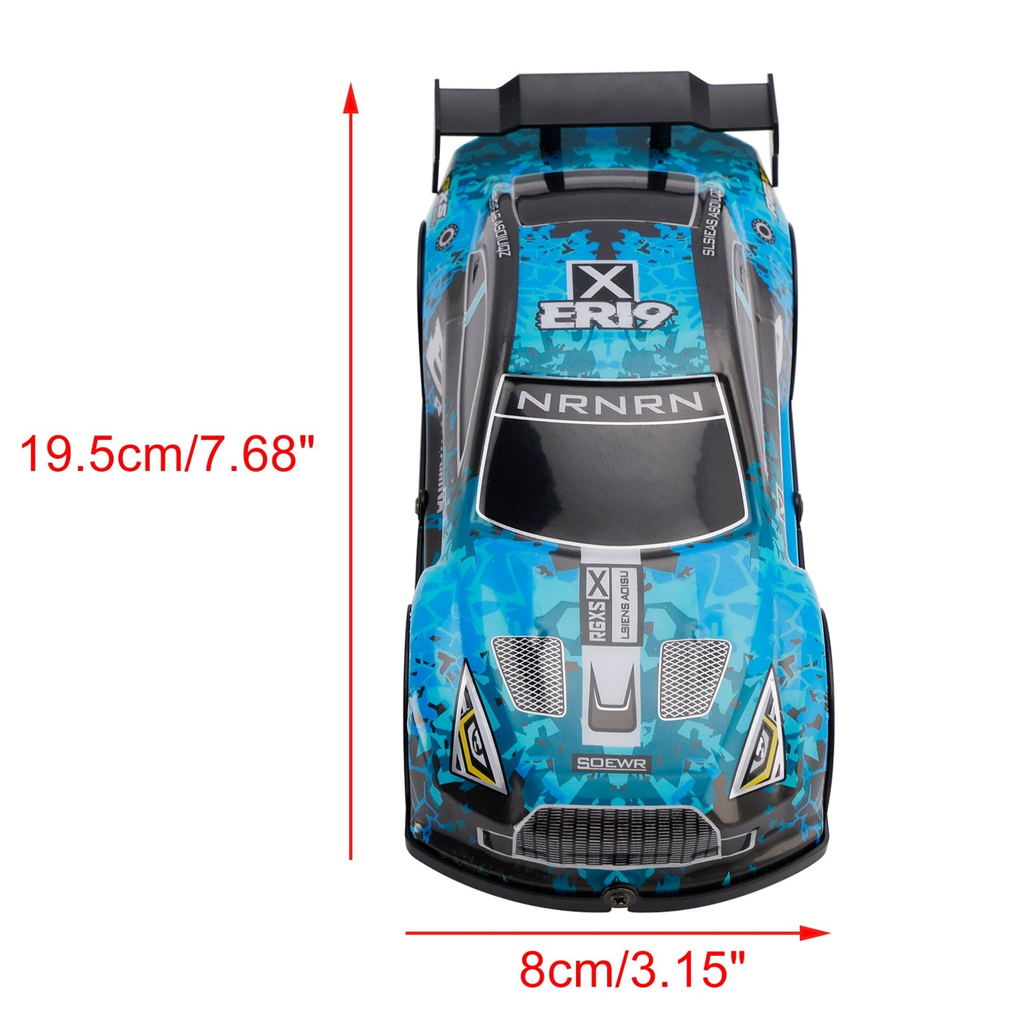 Wltoys 22206 RTR 1/22 2.4G 15km/h Auto da corsa con telaio in metallo Giocattolo regalo Blu
