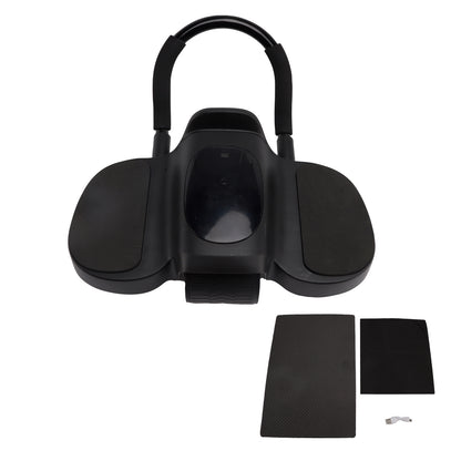 Rullo per addominali aggiornato con timer e core trainer con supporto per il gomito, rimbalzo automatico e display LCD - Include ginocchiere perfette per gli allenamenti a casa Nero