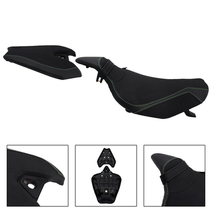 Kit sella conducente e passeggero per Kawasaki Z1000 2014-2025 2024, cuscino posteriore nero