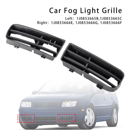 1998-2004 VW Golf IV MK4 1 coppia di griglie di copertura fendinebbia paraurti anteriore 1J0853665B 1J0853666E