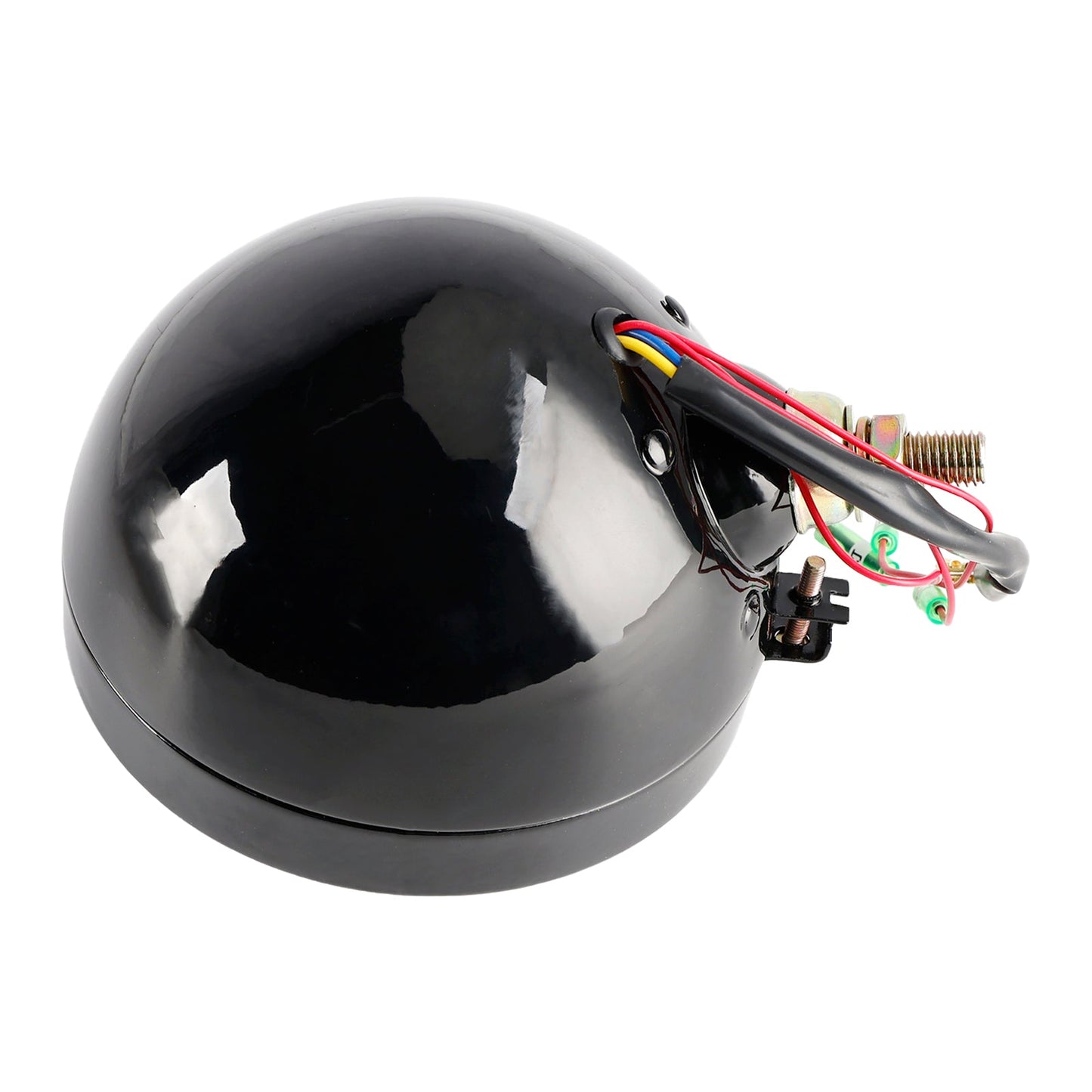 Faro anteriore da 5,75"" universale multifunzionale nero n. 82 per moto