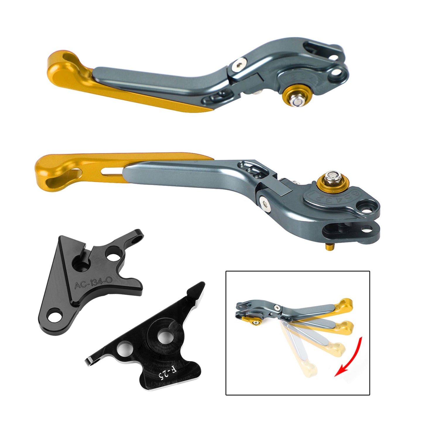 Leva freno frizione regolabile HONDA CB350 Hness GB350 CB350 2021-2023