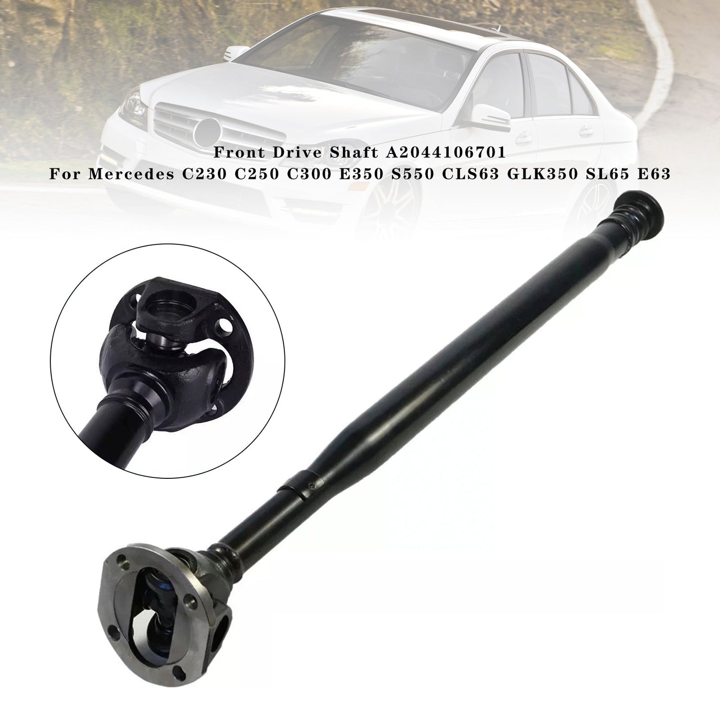 Albero di trasmissione anteriore Mercedes-Benz C250 W204 AWD 2010-2012 A2044106701 2044102601