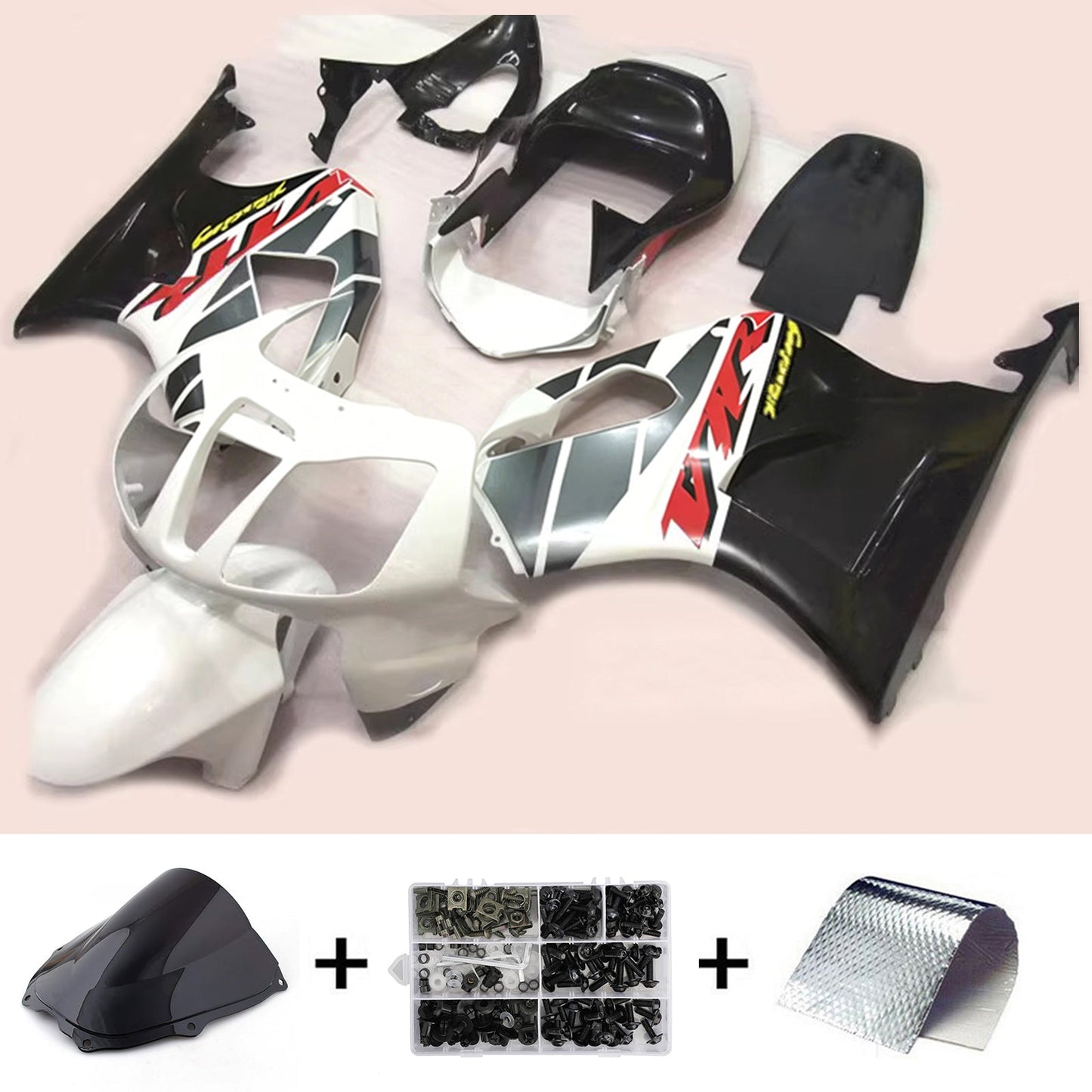 Kit di carene in plastica ABS stampate a iniezione per Honda VTR1000 RC51 2000-2006