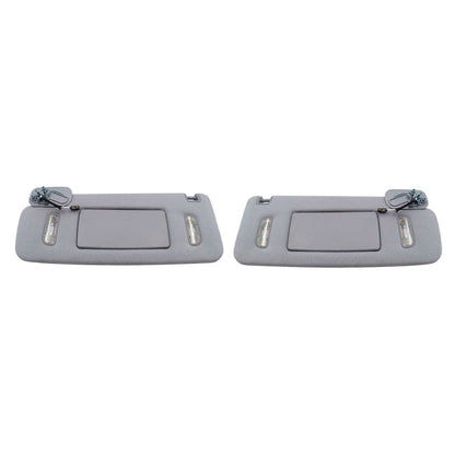 2 pezzi Visiera parasole grigia sinistra e destra 22870346 23459643 per Nissan Altima 2013-2018