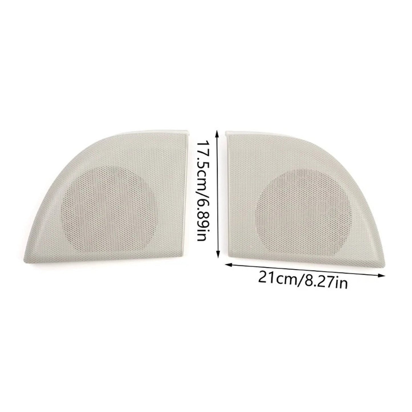 Coppia di coperture per altoparlanti della portiera anteriore per Mercedes W203 CLC Coupe A20372704887E94