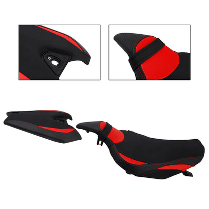 Kit cuscini passeggero anteriore e posteriore Raider per Kawasaki Z1000 2014-2025 2024, colore rosso