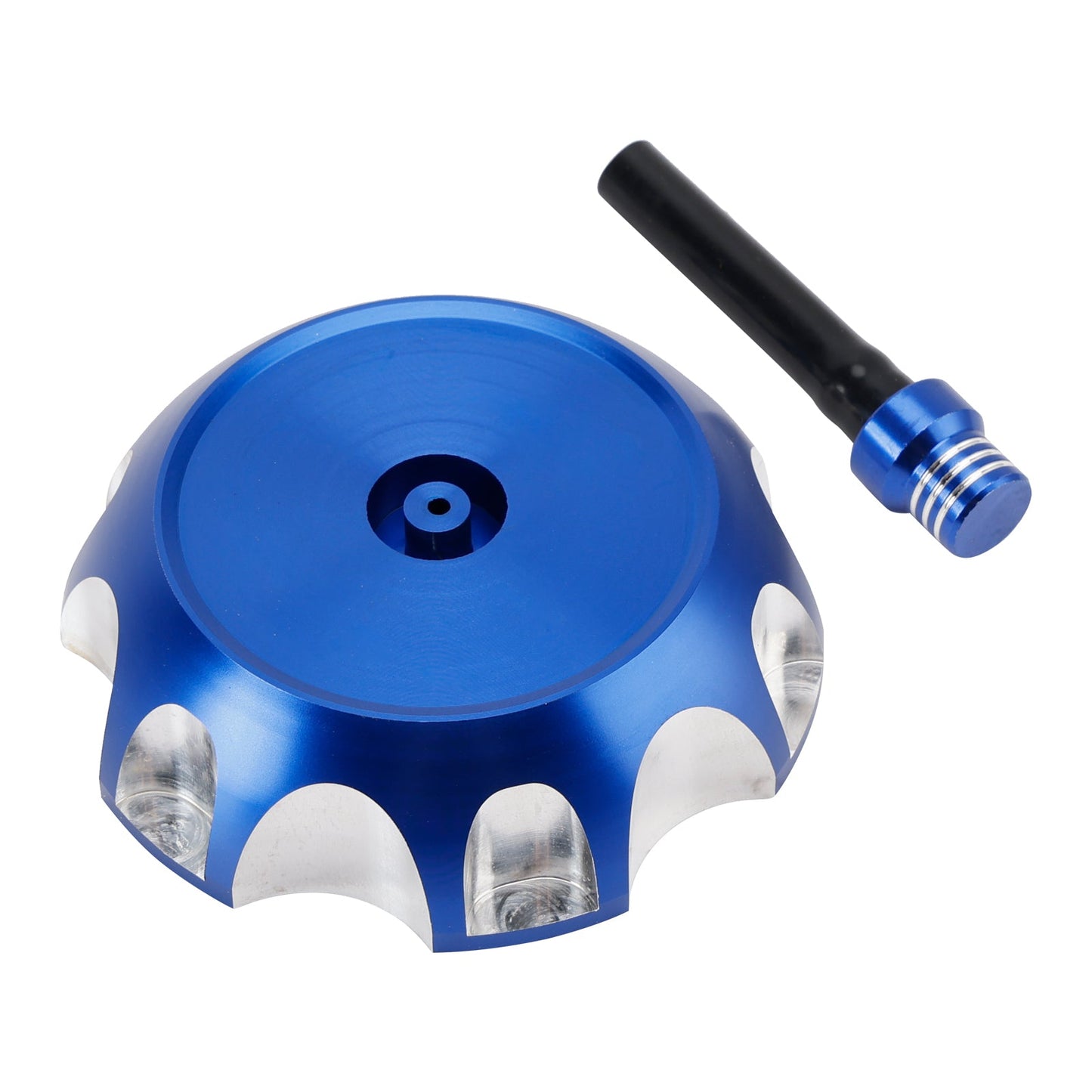 Tappo serbatoio carburante CNC con sfiato blu per Suzuki DRZ125 RMZ250 DRZ LTZ 250 400 LTR450