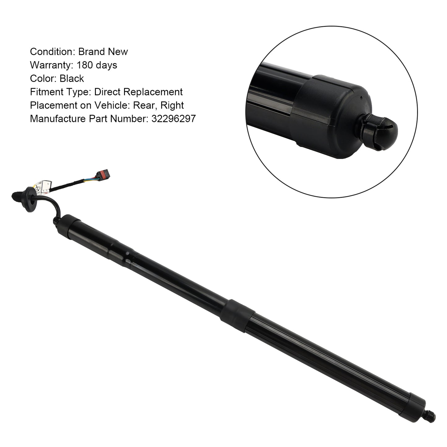 Rear Left Electric Tailgate Gas Strut 32296296 Per Volvo XC40 536 2021-2023