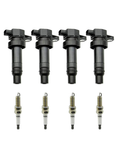 Bobina di accensione Kia Soul 1.6L L4 2010-2013 + candela UF636 4 pezzi