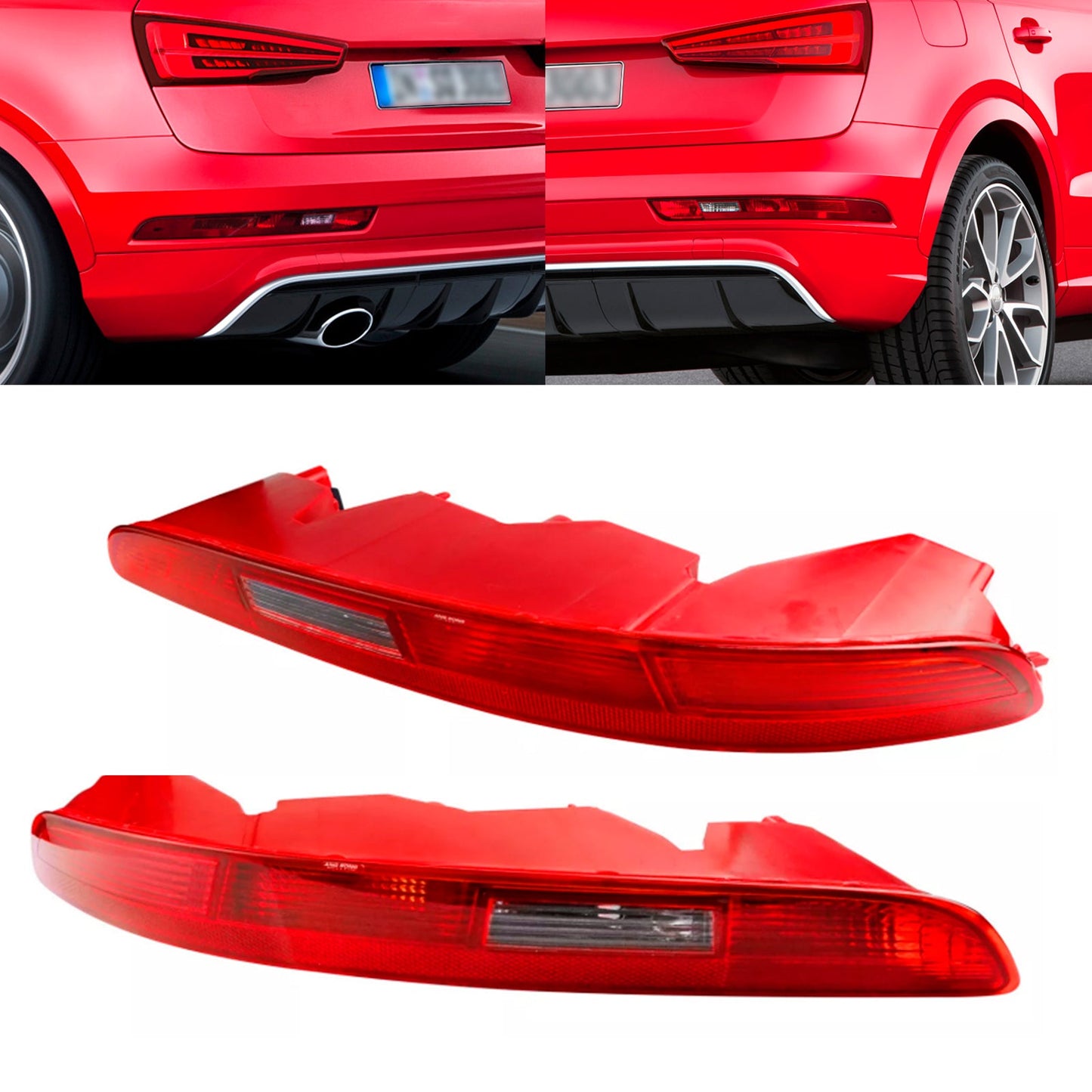 Fanale posteriore sinistro e destro Audi Q3 2012-2015, fanale posteriore, stop e freno 8UD945095 8UD945096