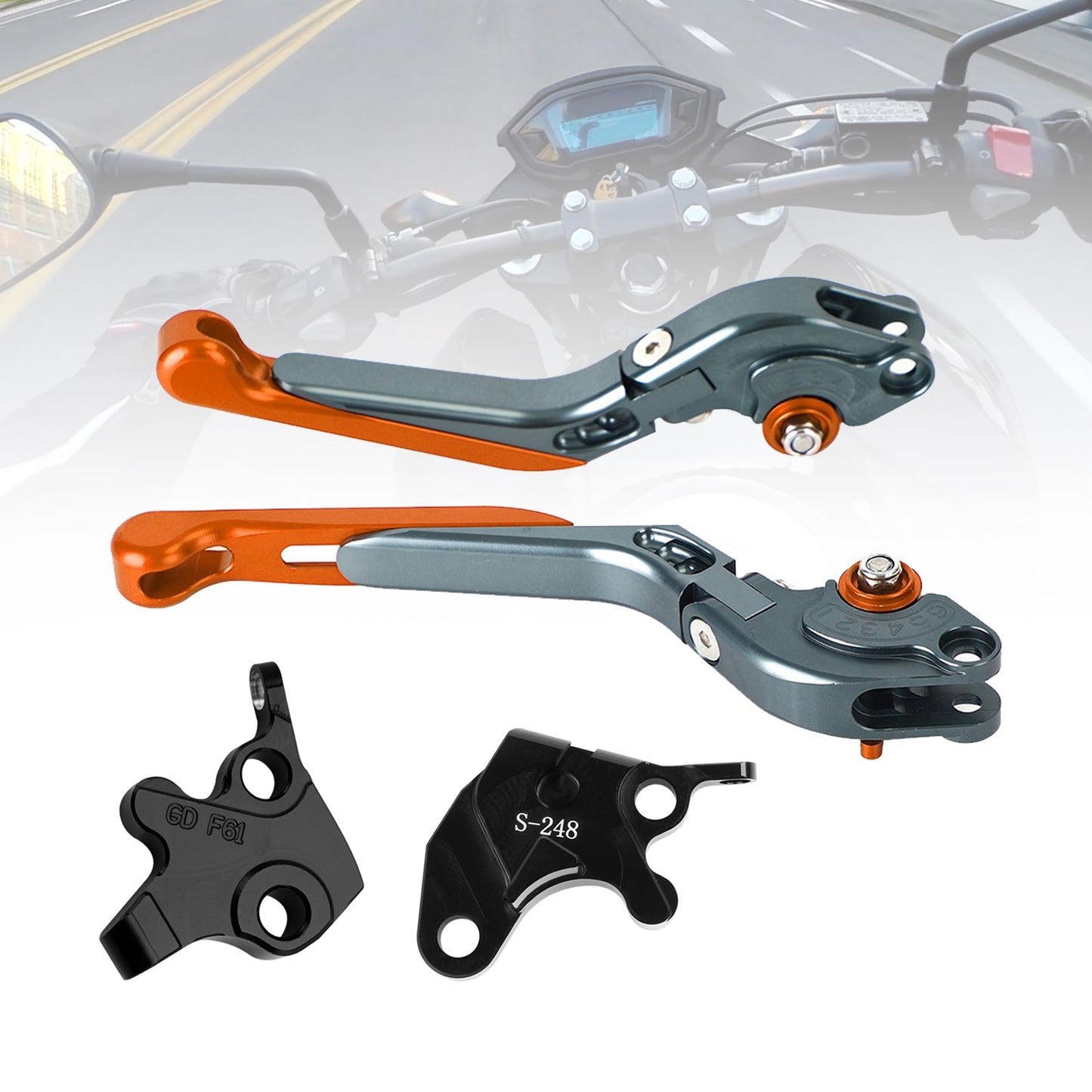 Leva freno frizione regolabile YAMAHA YZF R125 2008-2011