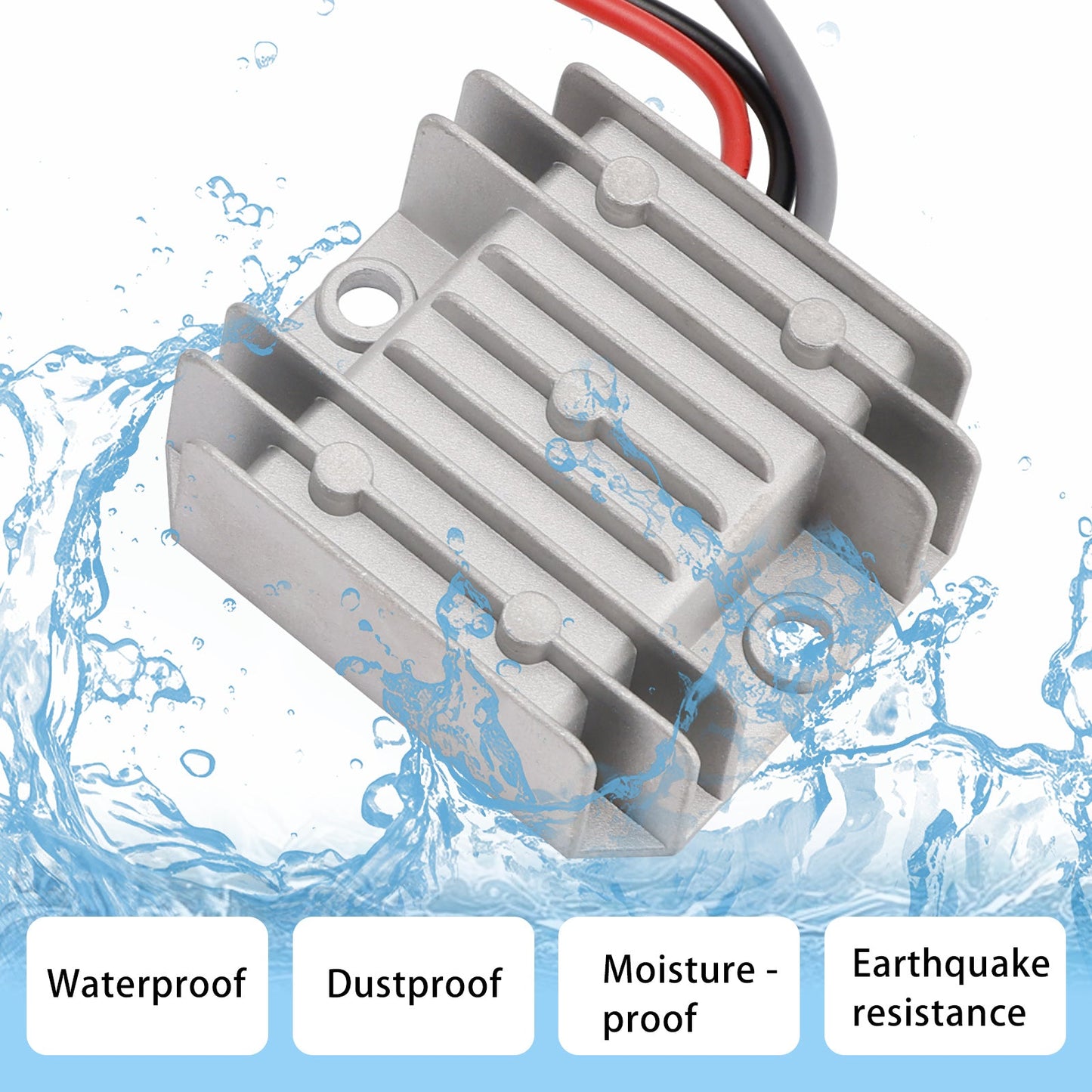 Mini alimentatore da 12V/24V a 30V 3,5A 105W con conversione boost e fusibile