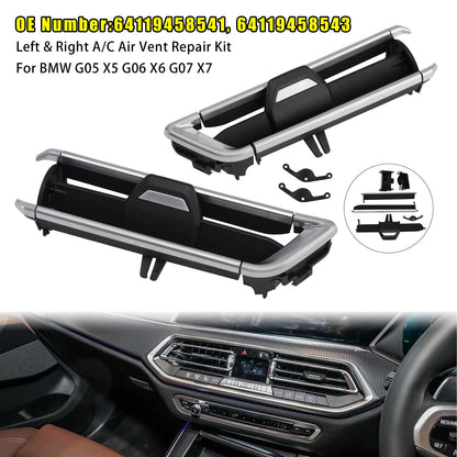 Kit di riparazione bocchette aria condizionata sinistra e destra per BMW X5 G05 X7 G07 19-21 X6 G06 20-21