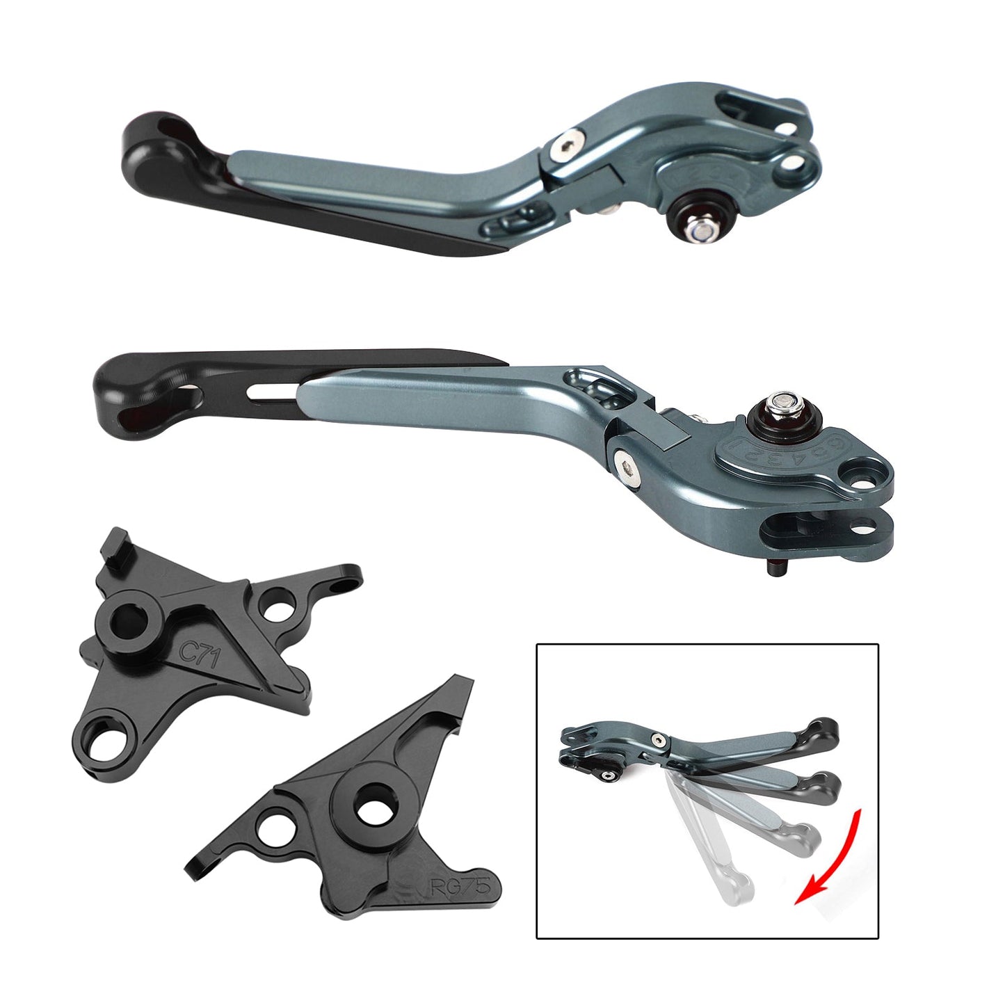 Leva freno frizione regolabile BMW R NINE T /PURE/RACER 2017-2023
