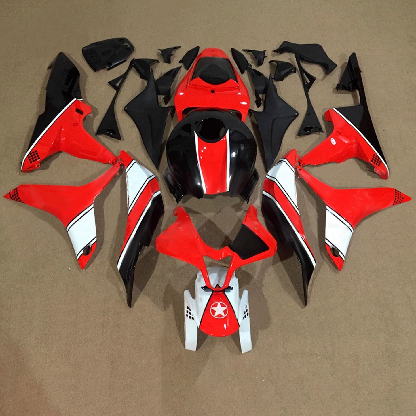 Kit di carene in plastica ABS stampate a iniezione per Honda CBR600RR 2007-2008 F5