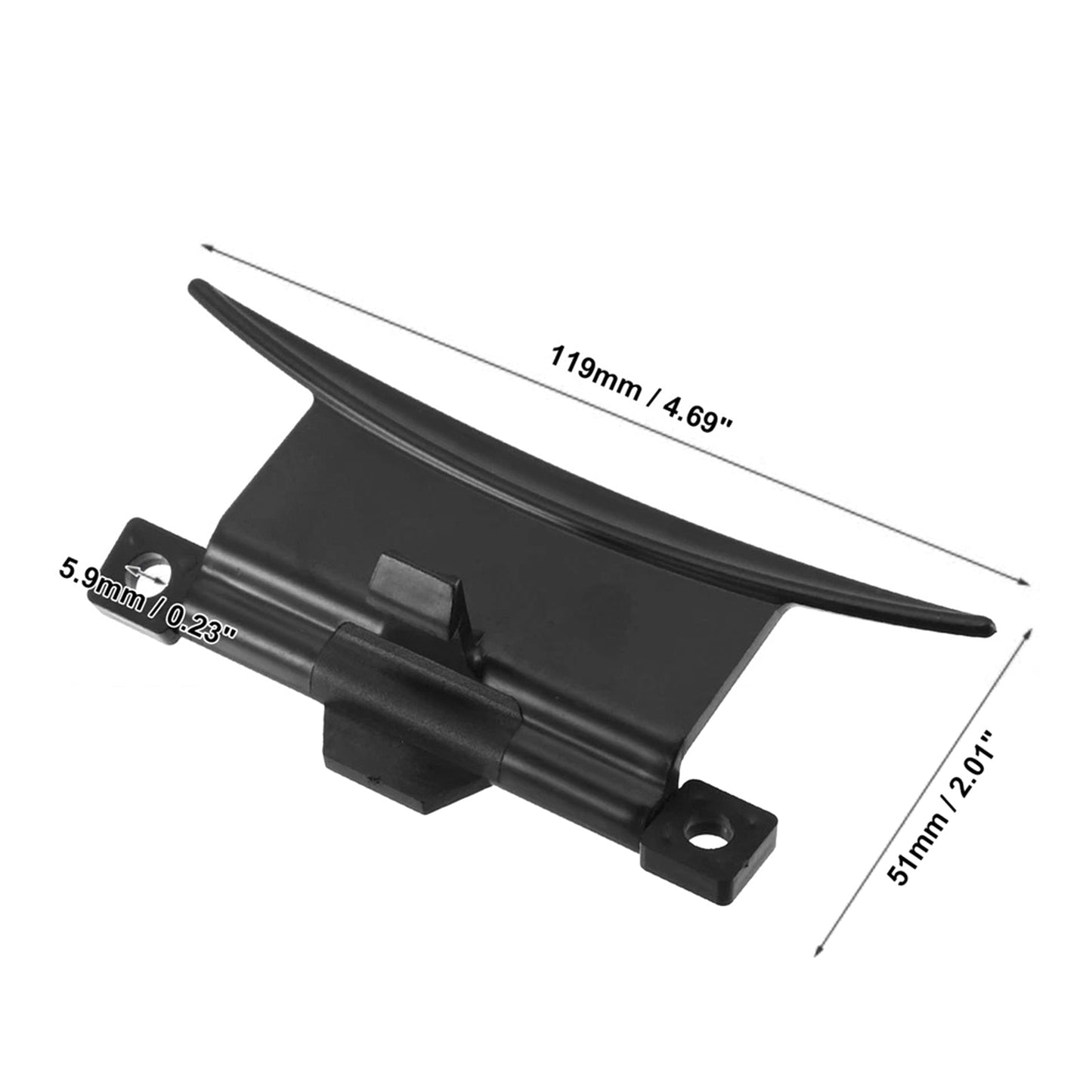 Chiusura del coperchio del bracciolo della console centrale nera per Chevy Impala 2006-2013 19124205