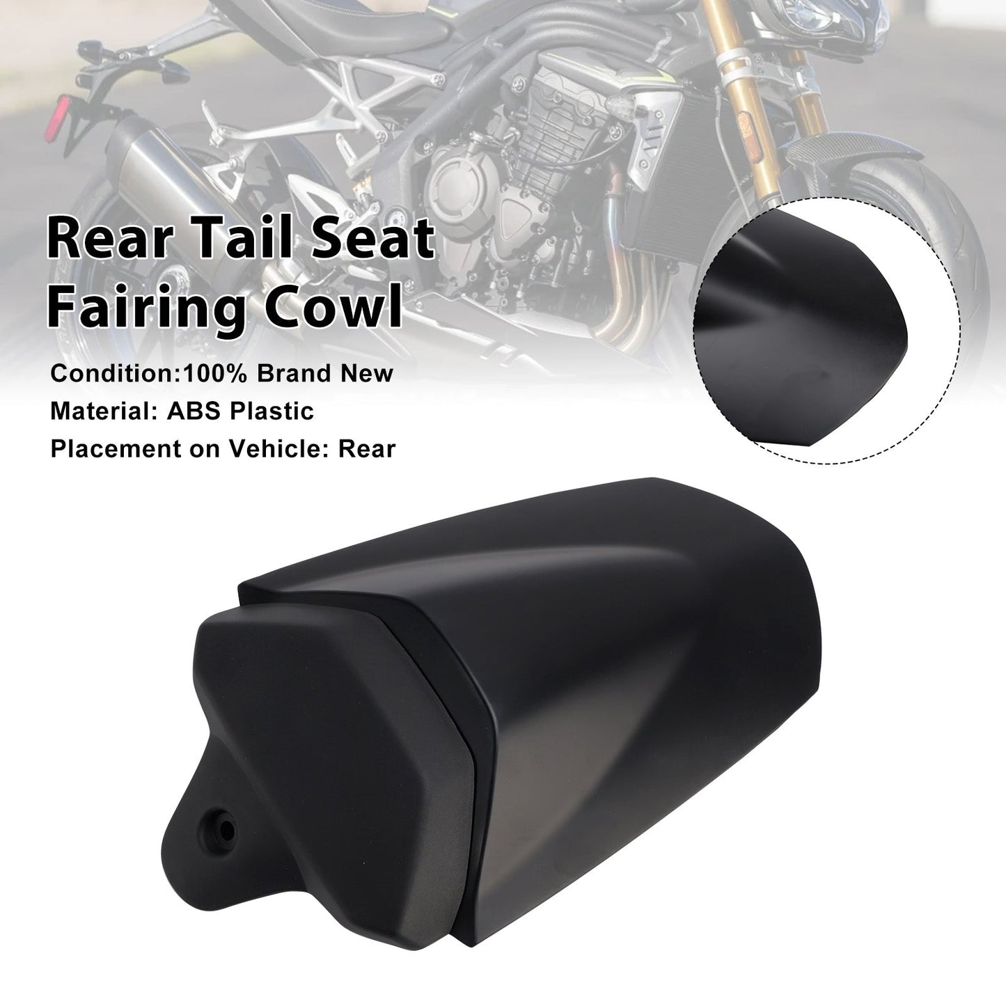 2025-2026 Per Speed Triple 1200 RS Copertura cupolino posteriore sella
