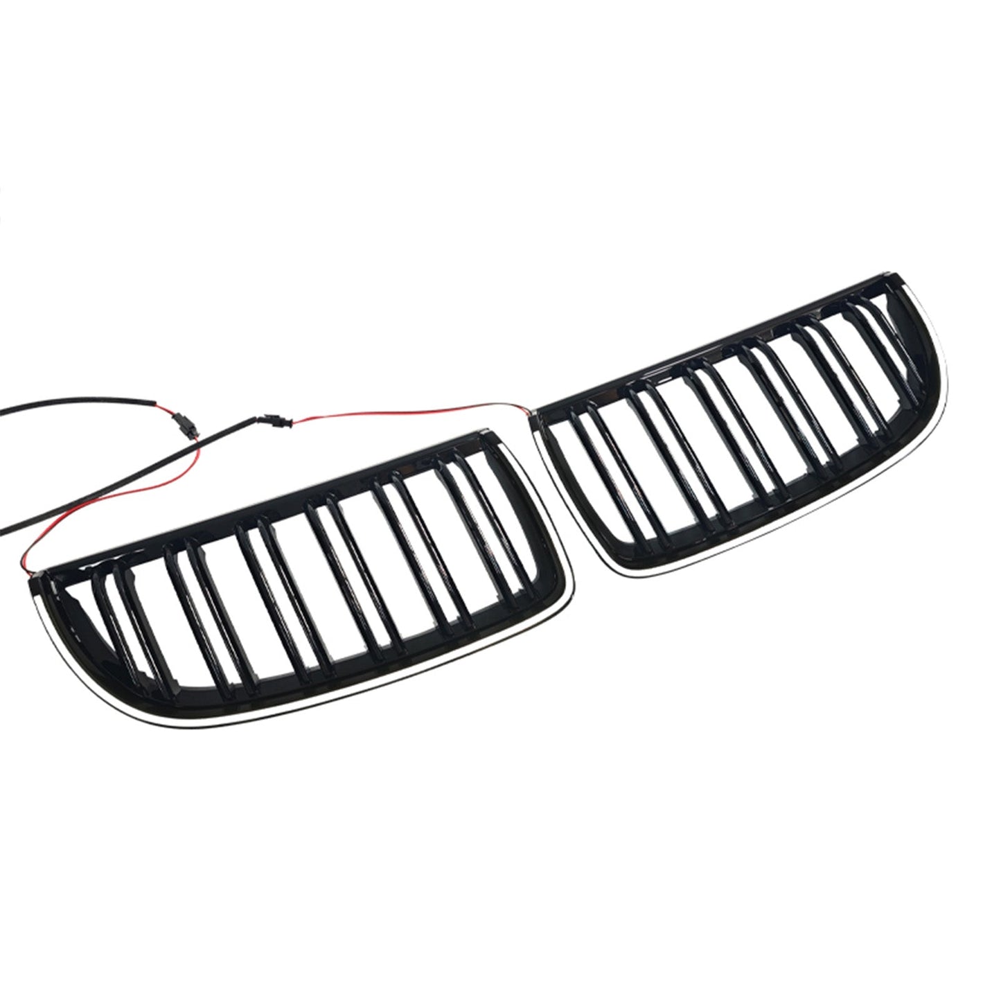Griglia anteriore a doppio rene nera per BMW E90 berlina e station wagon 320i (2004-2007)