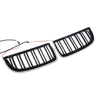 Griglia anteriore a doppio rene nera per BMW E90 berlina e station wagon 320i (2004-2007)