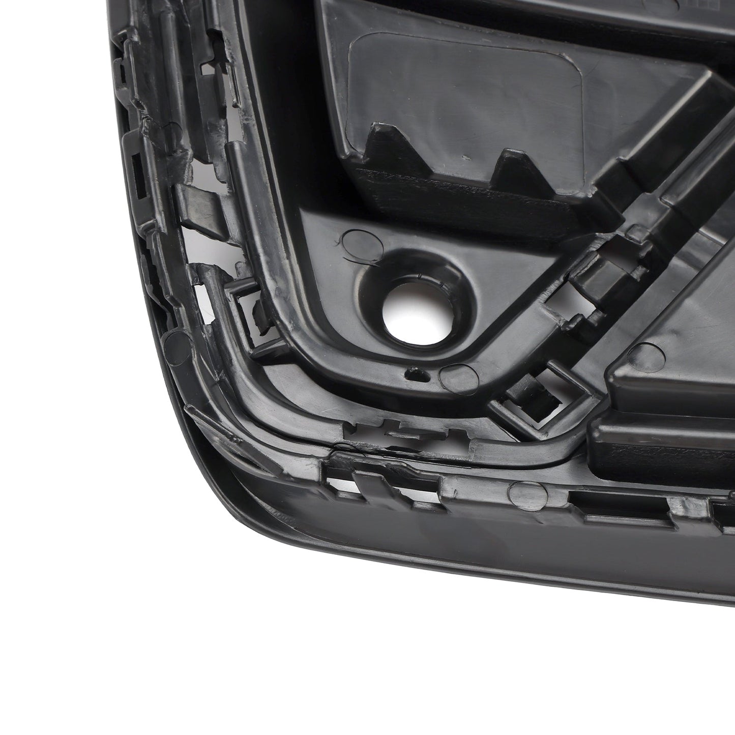 Griglia paraurti anteriore nera lucida Audi Q3 S-Line 2019-2022 (2 pezzi)