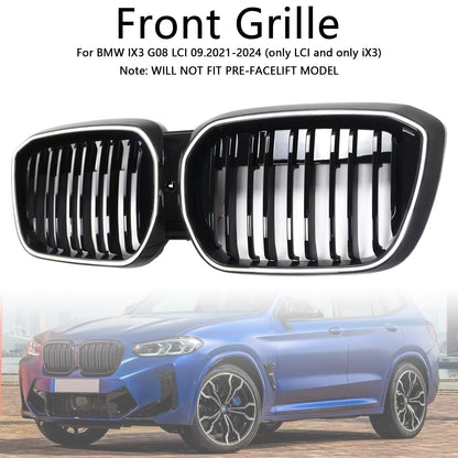 Griglia anteriore a doppio rene nera BMW IX3 G08 LCI 2022-2024