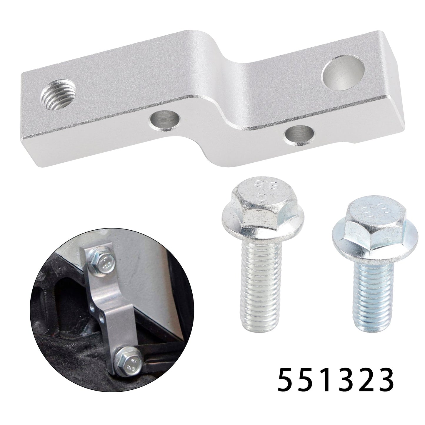 Staffa adattatore asta di livello trasmissione 551323 per TH400 TH350 4L60E 700R4 2004R