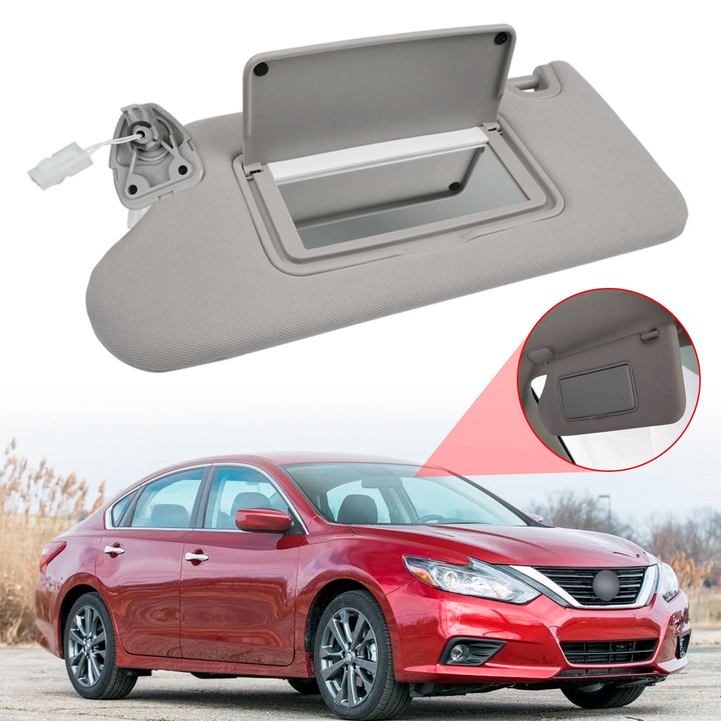 Visiera parasole sinistra grigia Nissan Altima 2013-2018 964013TA2A