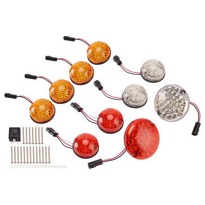 Kit di 10 luci posteriori a LED colorate DRL per Land Rover Defender (1990-2016)