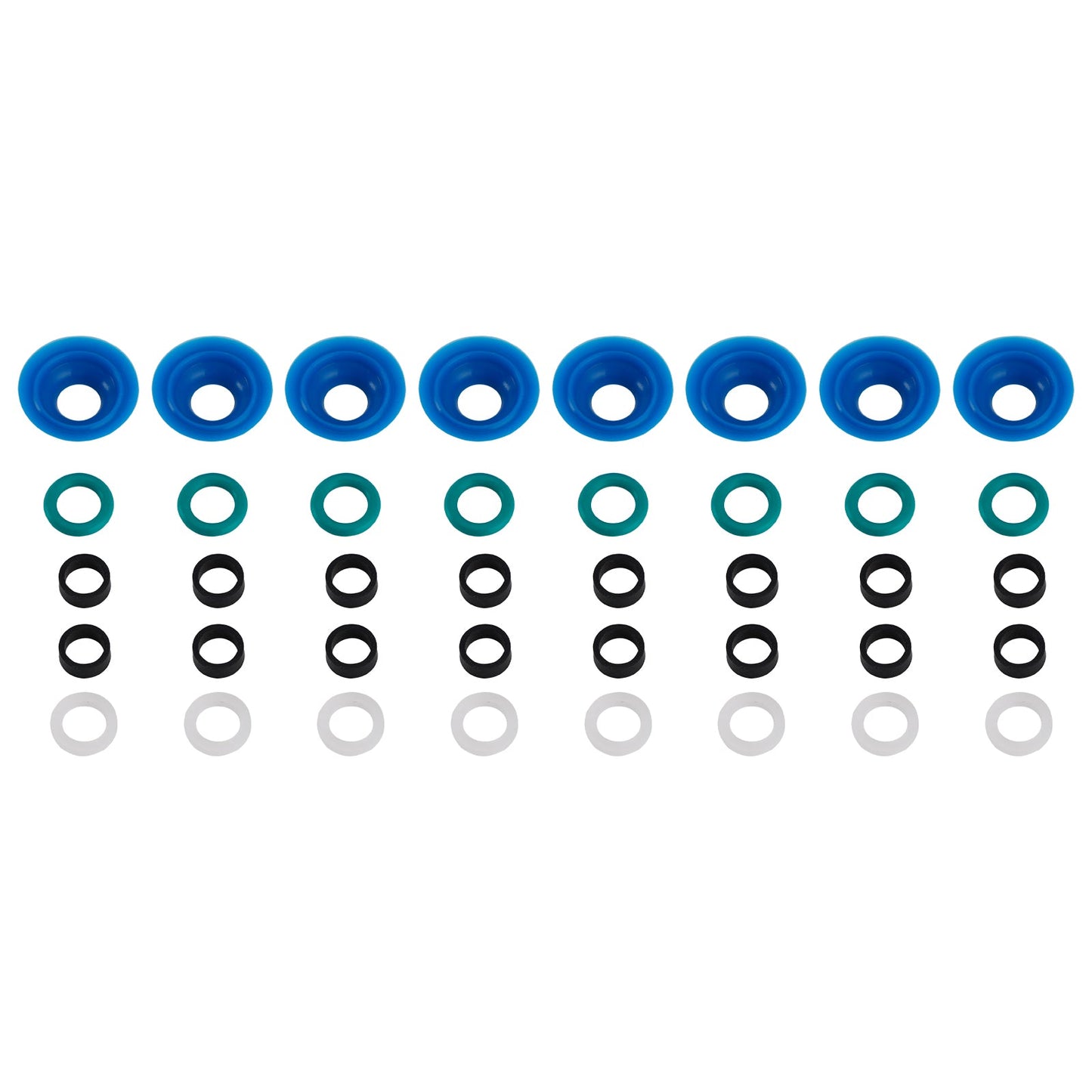 Kit O-ring per iniettore carburante adatto a Chevrolet Silverado 1500 2019-2019, compatibile con Camaro