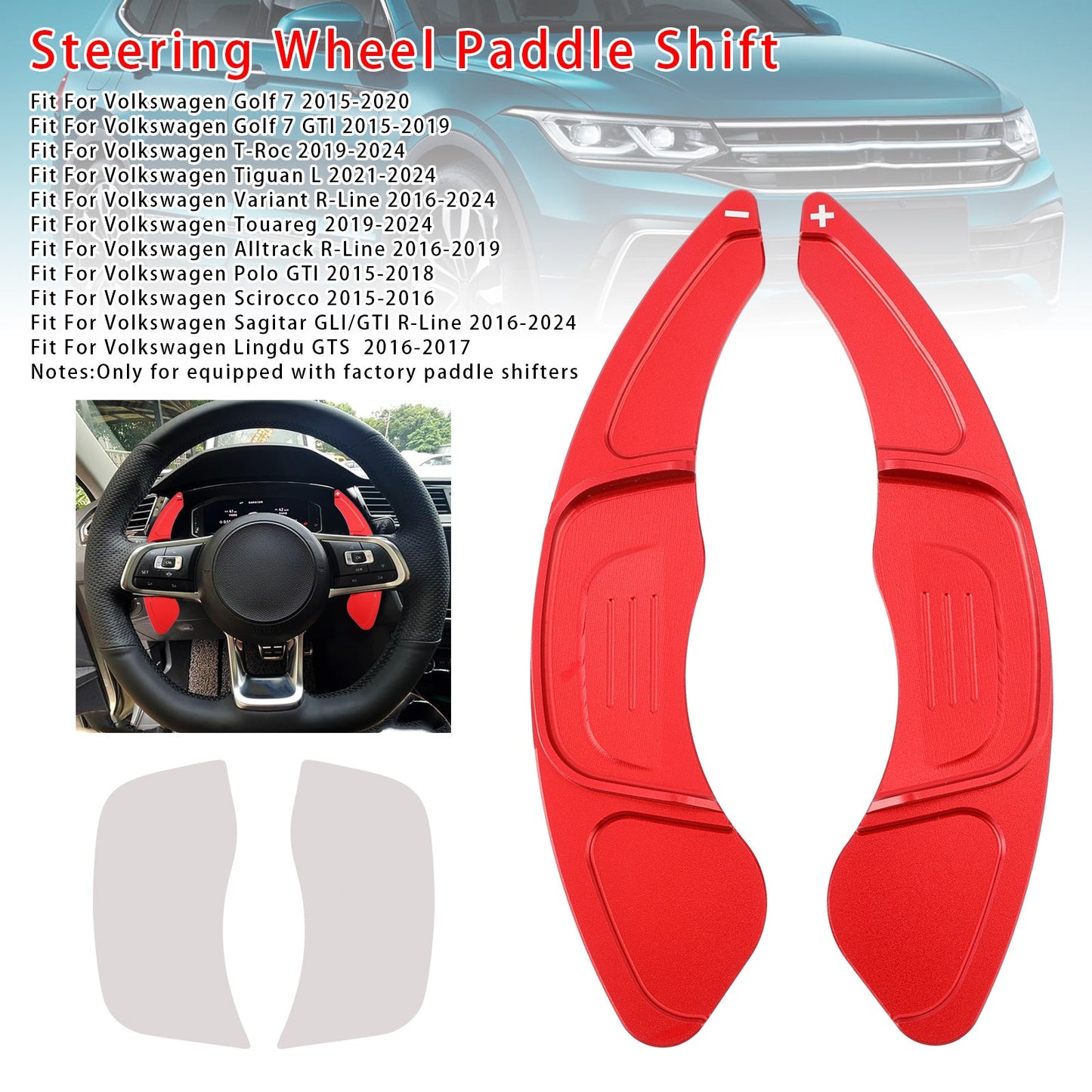 Estensione del cambio al volante per VW Golf 7 T-ROC