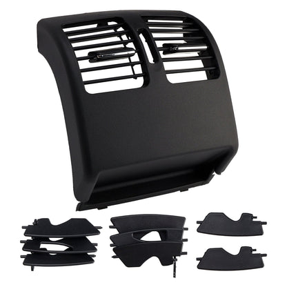 Copertura del pannello di ventilazione della console centrale posteriore per Mercedes Benz Classe C W204 2007-2014, nera