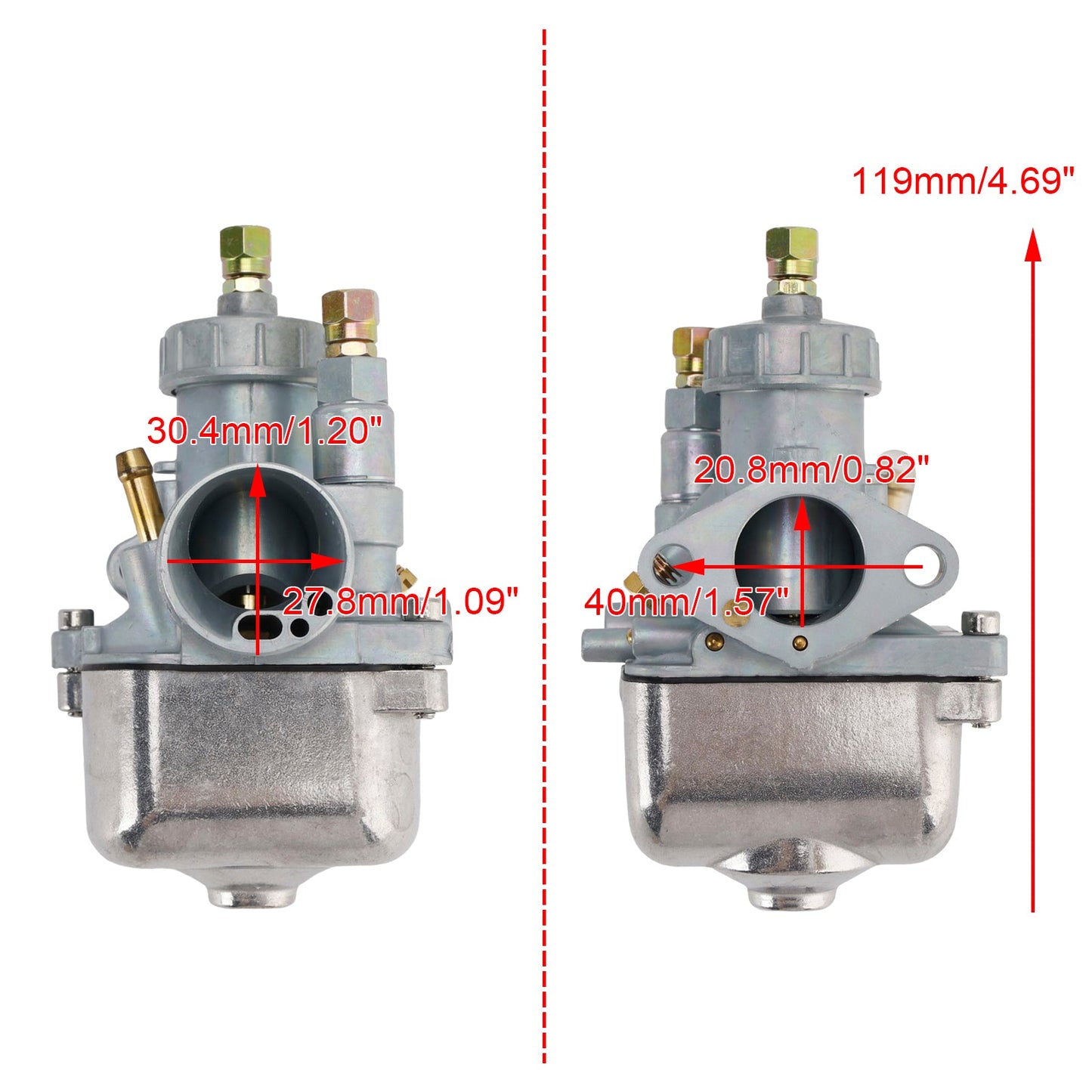 Carburatore Carb per Simson S50 S51 S53 S60 S70 S80 S83 SR50 SR80 KR51 13149-00S