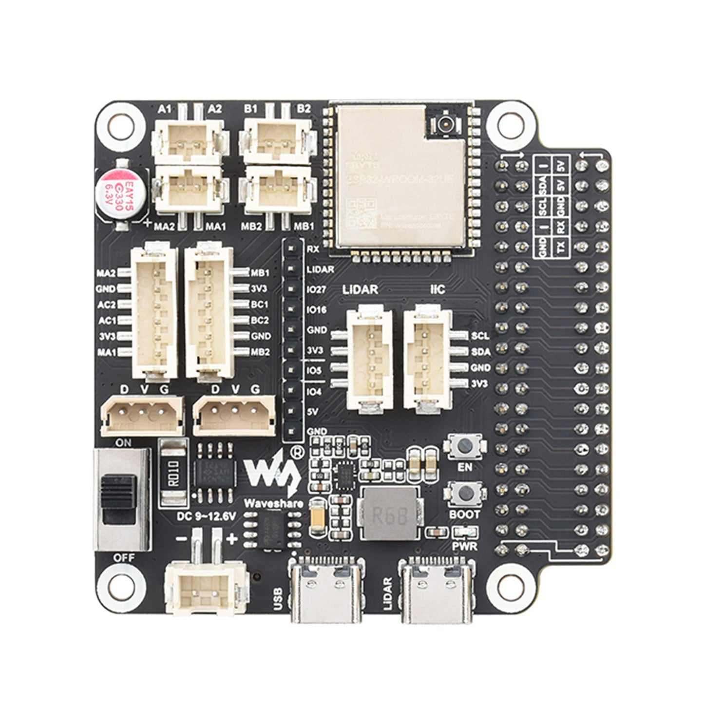 Scheda driver universale per robot ESP32-WROOM-32 Scheda di sviluppo multifunzione