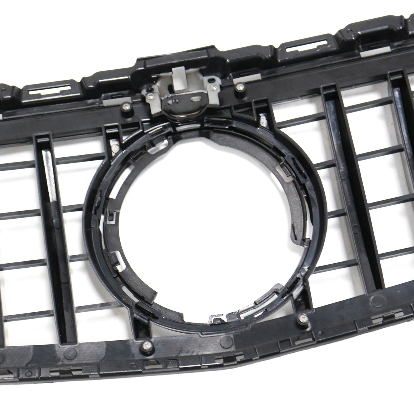 Per Mercedes W205 C250 C300 2015-2021 W/LED Griglia paraurti anteriore nera
