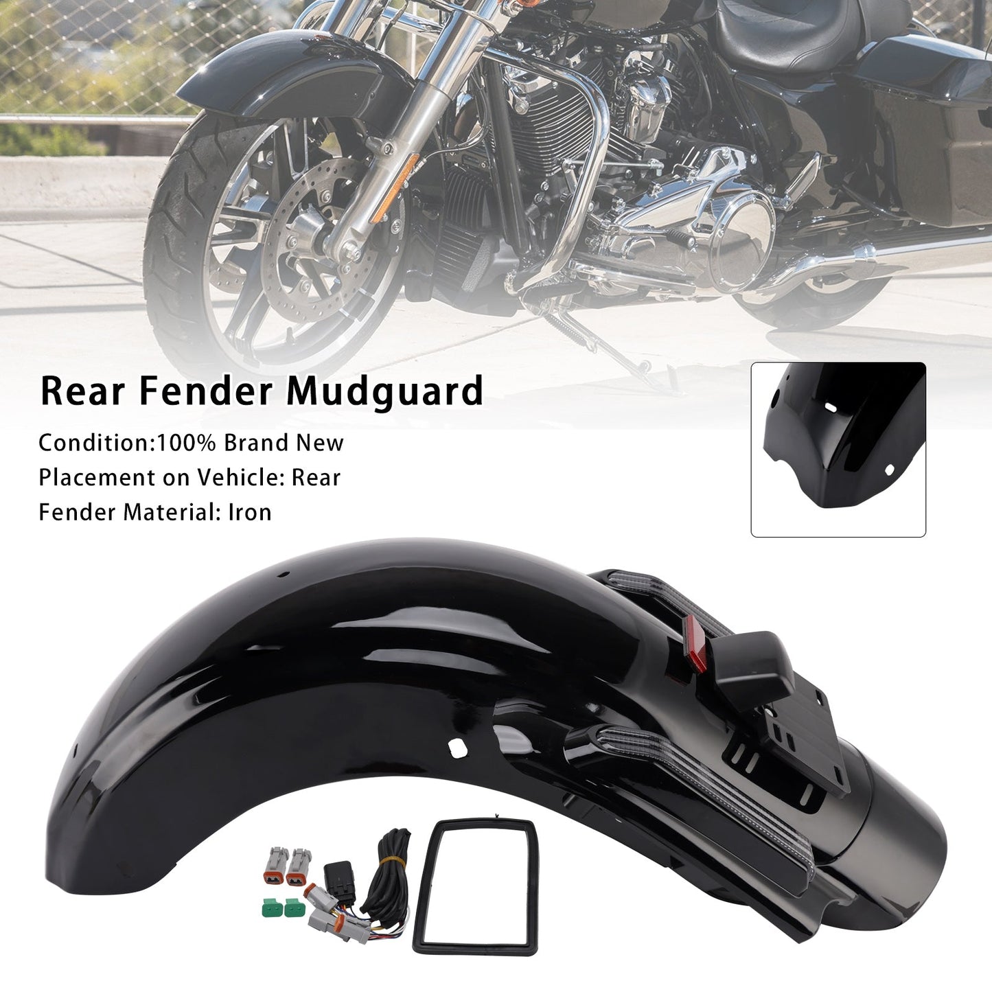 Sistema parafango posteriore Harley Touring Street Glide Ultra 2025