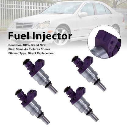 4 iniettori di carburante per Mercedes-Benz C230 2002 SLK230 2001-2004 0000787249