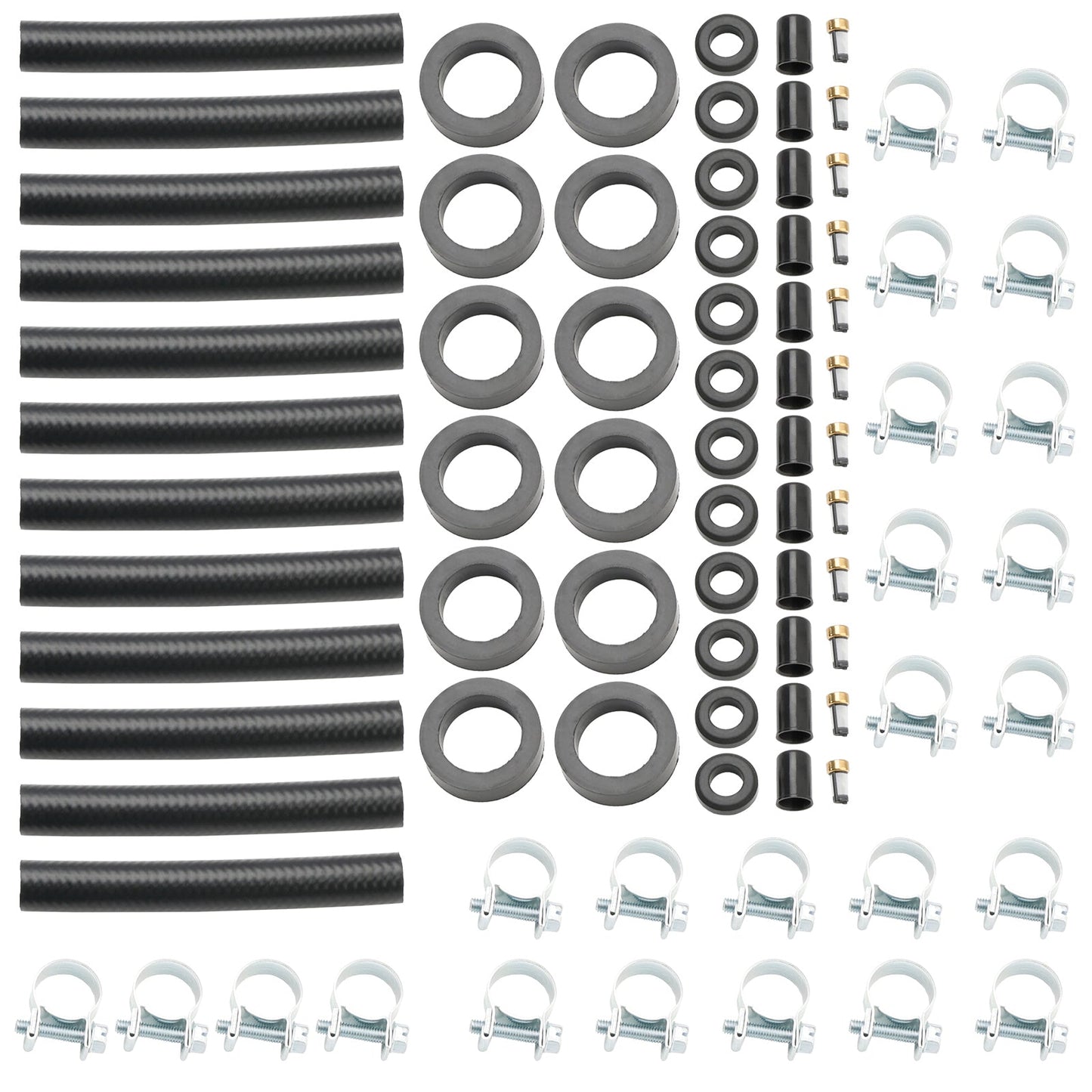 Kit di riparazione iniettori carburante Nissan Stanza 12 pezzi 1970-1989