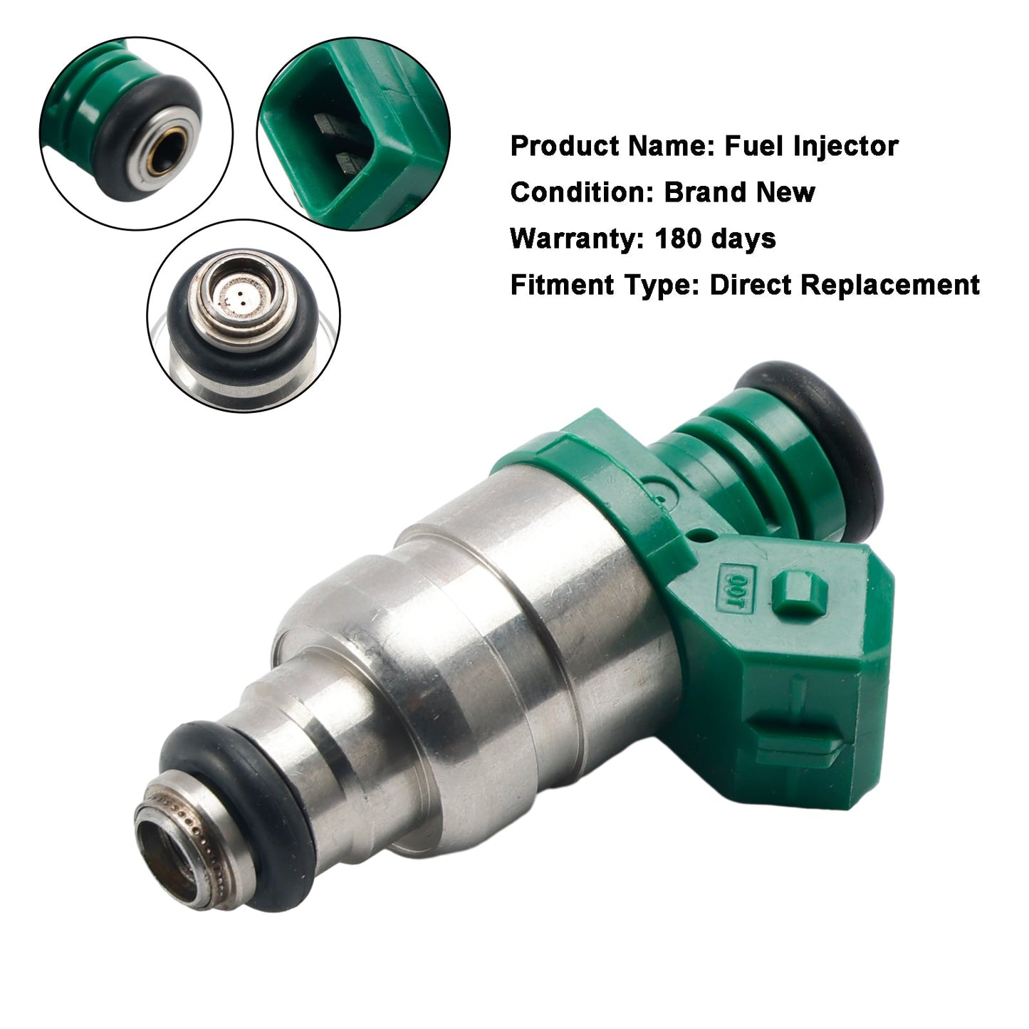 1 pz. Iniettore carburante 037906031AA Adatto per Audi A3 1.6L 1996-2003 Adatto per Seat Adatto per VW