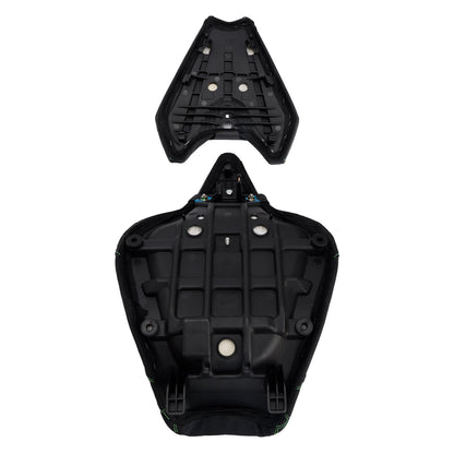 2014-2025 2024 Per Kawasaki Z1000 Kit sella conducente e passeggero Cuscino posteriore Verde2