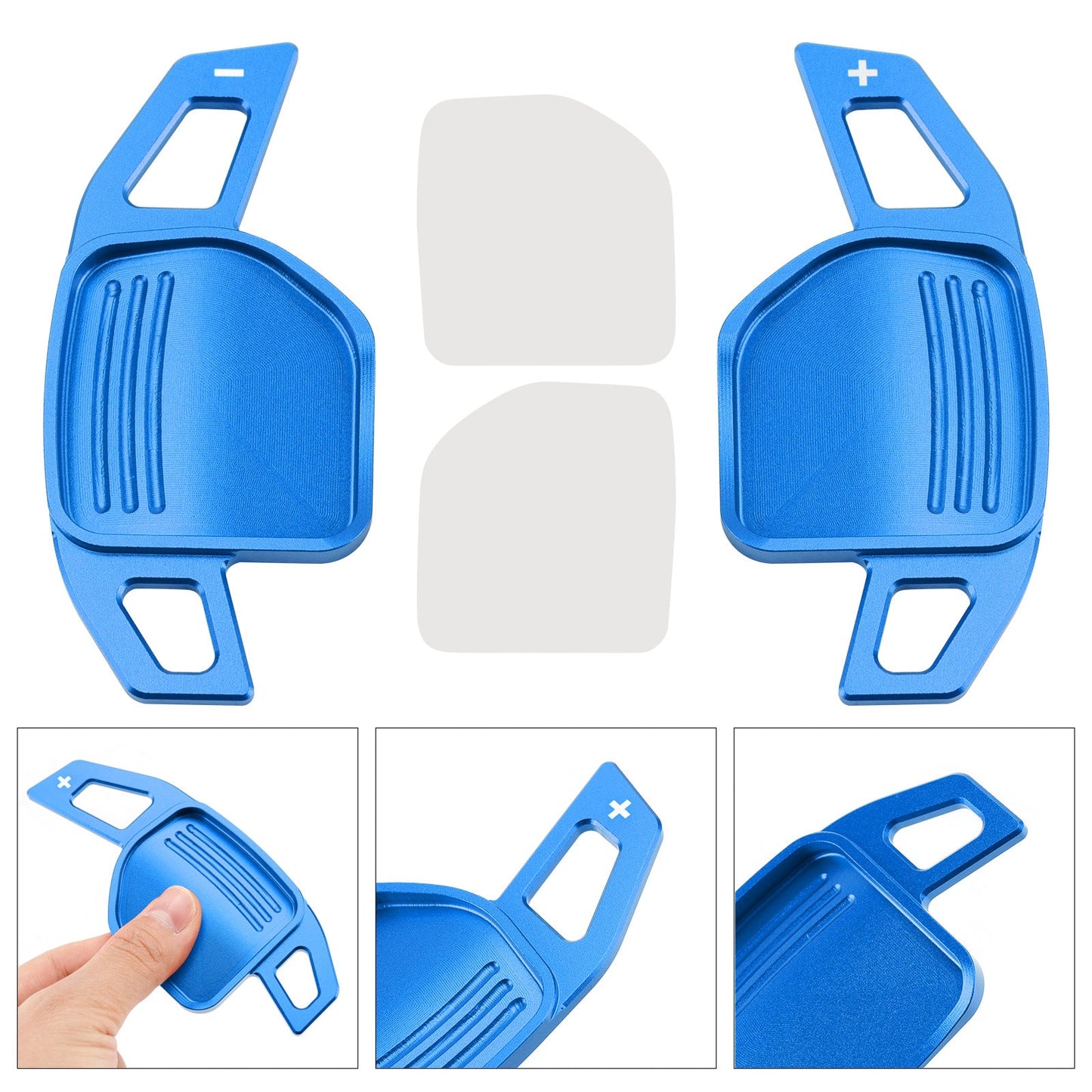 Leva del cambio al volante per Audi A3 A4 A5 A6 TT Q5 08-14 in alluminio