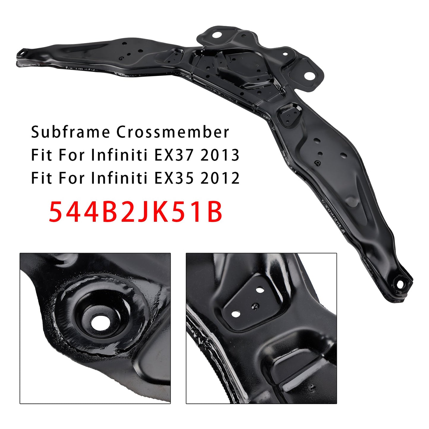Staffa del sottotelaio della traversa anteriore Infiniti EX37 del 2013 544B2JK50B