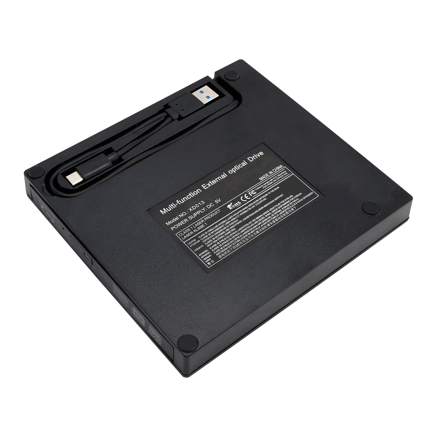 Masterizzatore BD 7 in 1 esterno USB 3.0, lettore DVD, CD, registratore 3D, lettore di film.