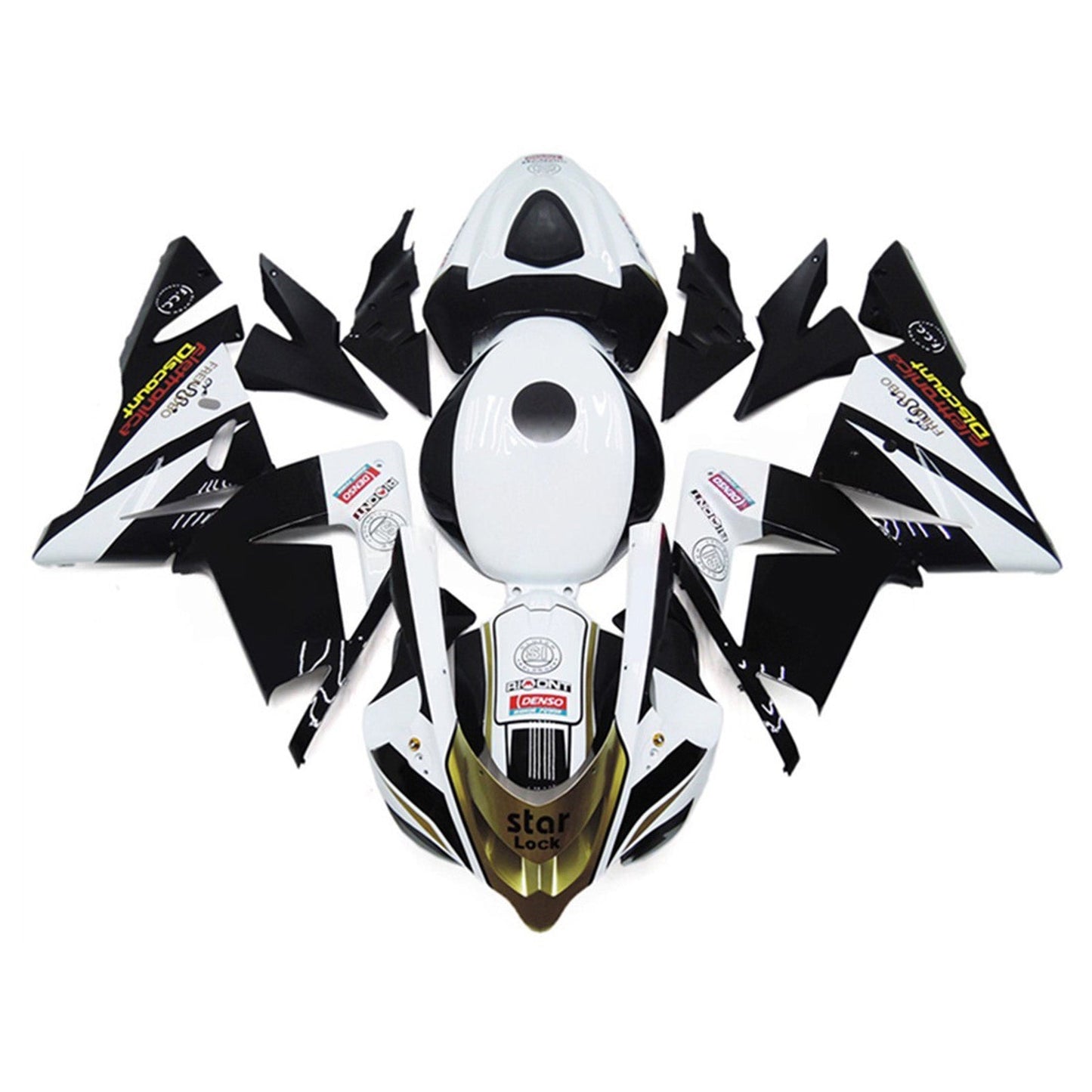 Kit carenatura iniezione in plastica ABS adatto per Kawasaki ZX10R 2004-2005